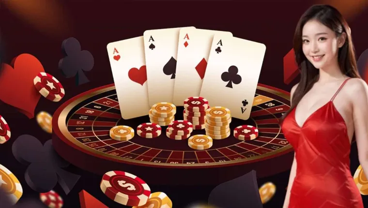 Player enjoying slotvip online slot games with a winning smile